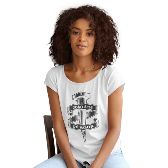 Camiseta Cristã João 3:16 | Baby Long Prime