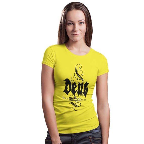 Camiseta Cristã Deus tem o melhor pra mim | Baby Long Quality