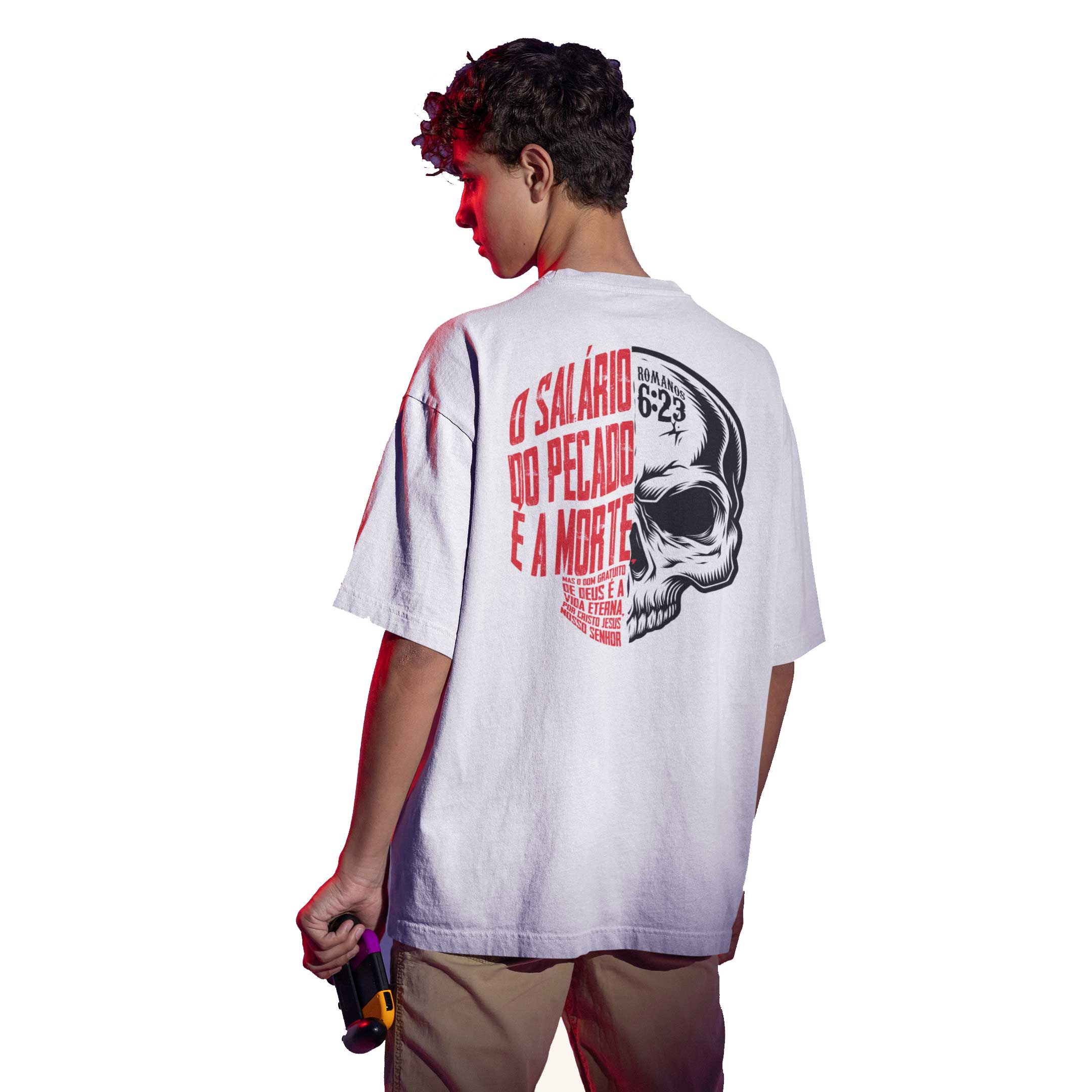 Camiseta Oversized - Romanos 6:23