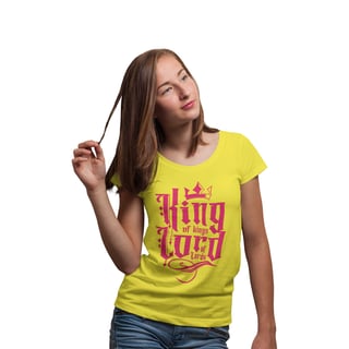Nome do produto Camiseta Cristã King of King, Lord of Lord | Baby Long Quality
