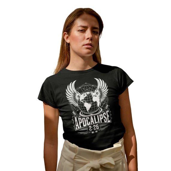 Camiseta Cristã Apocalipse 2:26 | Baby Long Prime