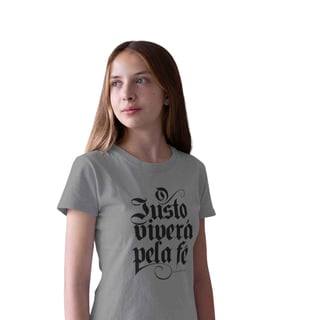 Camiseta Estonada - O justo viverá pela fé