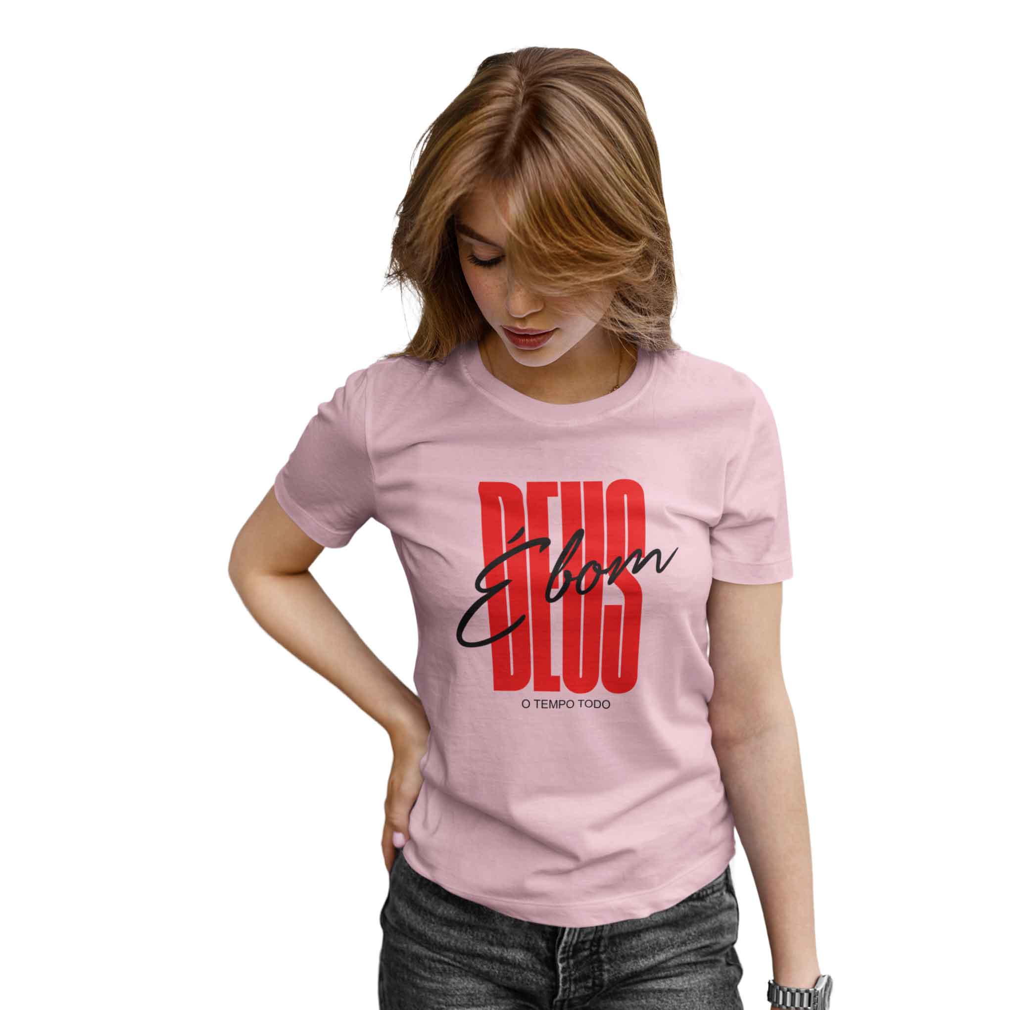 Camiseta Pima - Deus é bom
