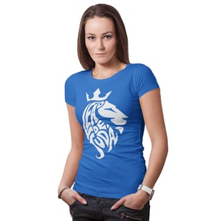 Camiseta Cristã Leão de Judá | Baby Long Quality