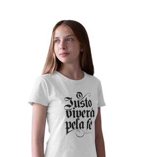 Camiseta Classic - O Justo viverá pela Fé
