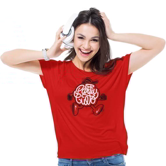 Camiseta Cristã Partiu culto | Baby Long Quality