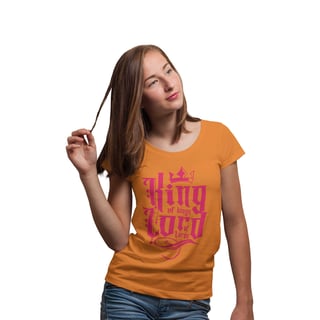 Nome do produto Camiseta Cristã King of King, Lord of Lord | Baby Long Quality