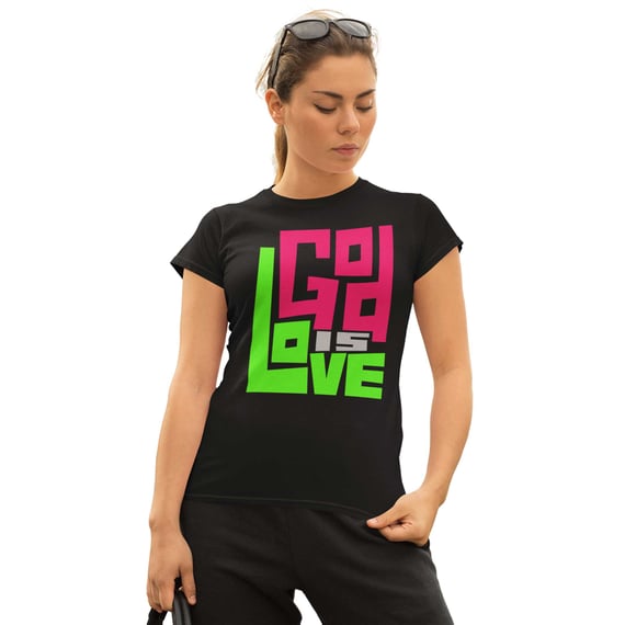 Camiseta Cristã God is Love | Baby Long Quality