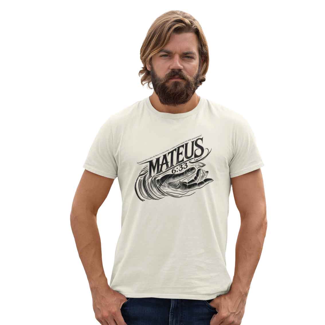 Camiseta Pima - Mateus 6:33