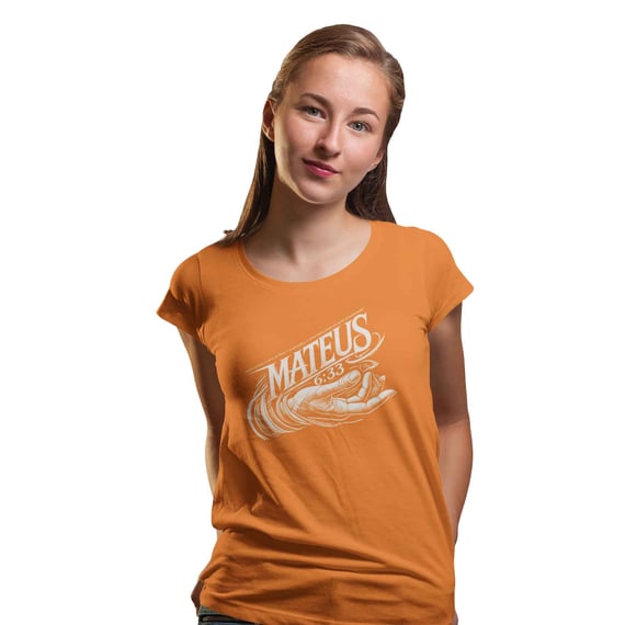Camiseta Cristã Mateus 6:33 | Baby Long Quality