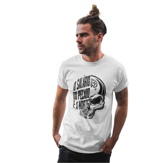 Camiseta Cristã Romanos 6:23 | Unissex Prime