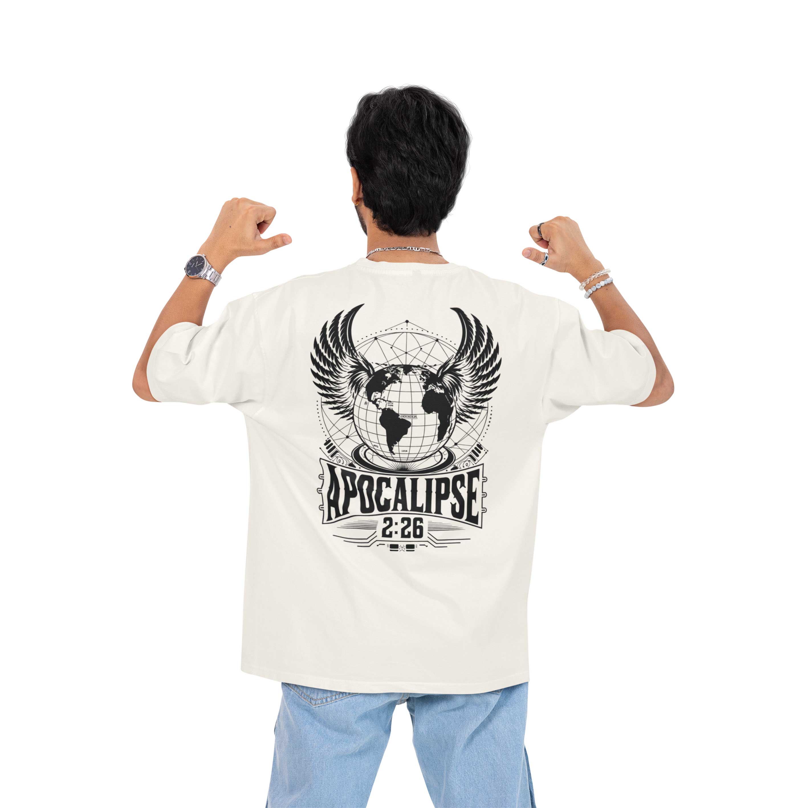 Camiseta Oversized - Apocalipse 2:26