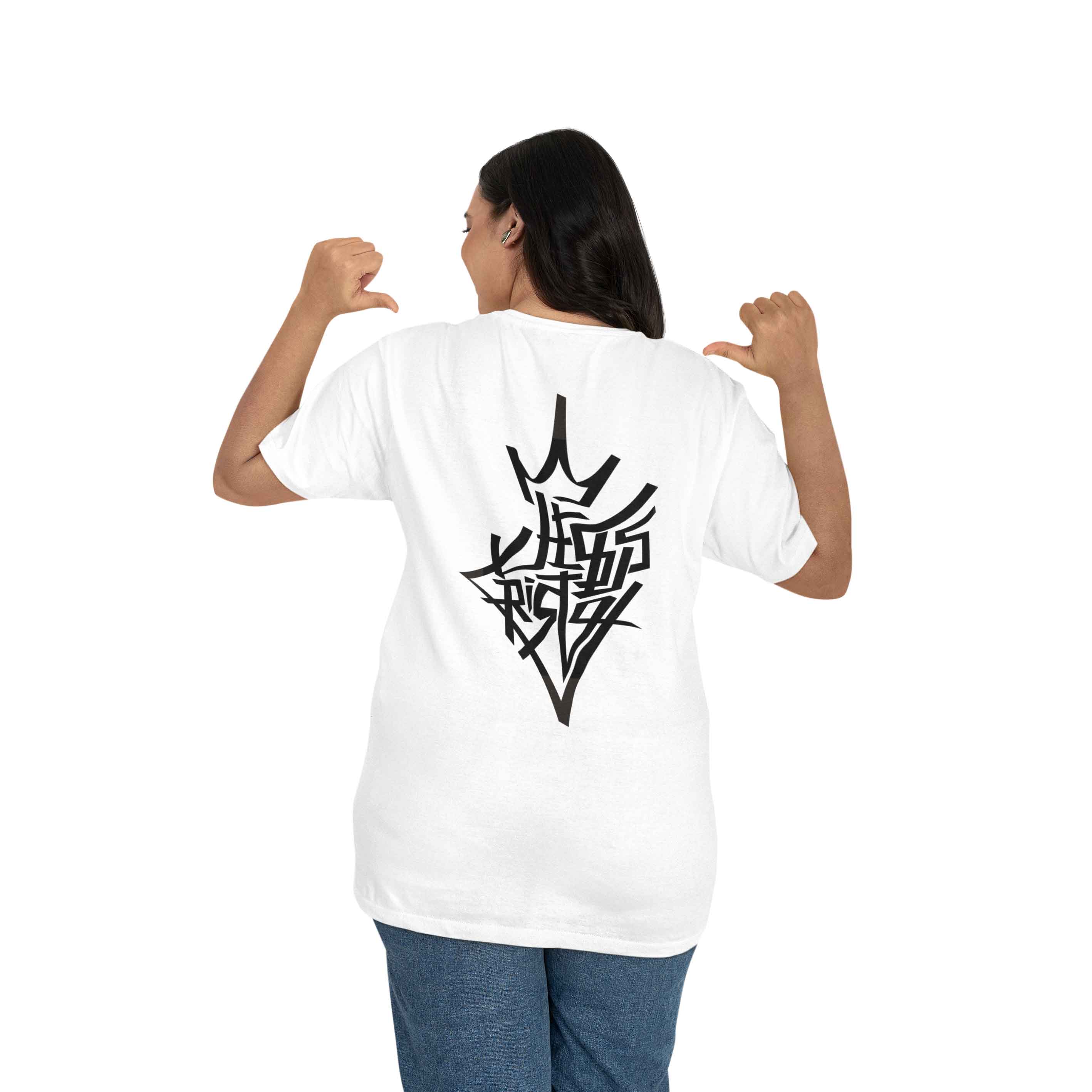 Camiseta Oversized - Jesus Cristo Grafite