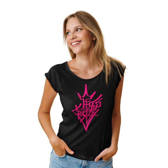 Camiseta Cristã Jesus (Estilo Grafite) | Baby Long Prime