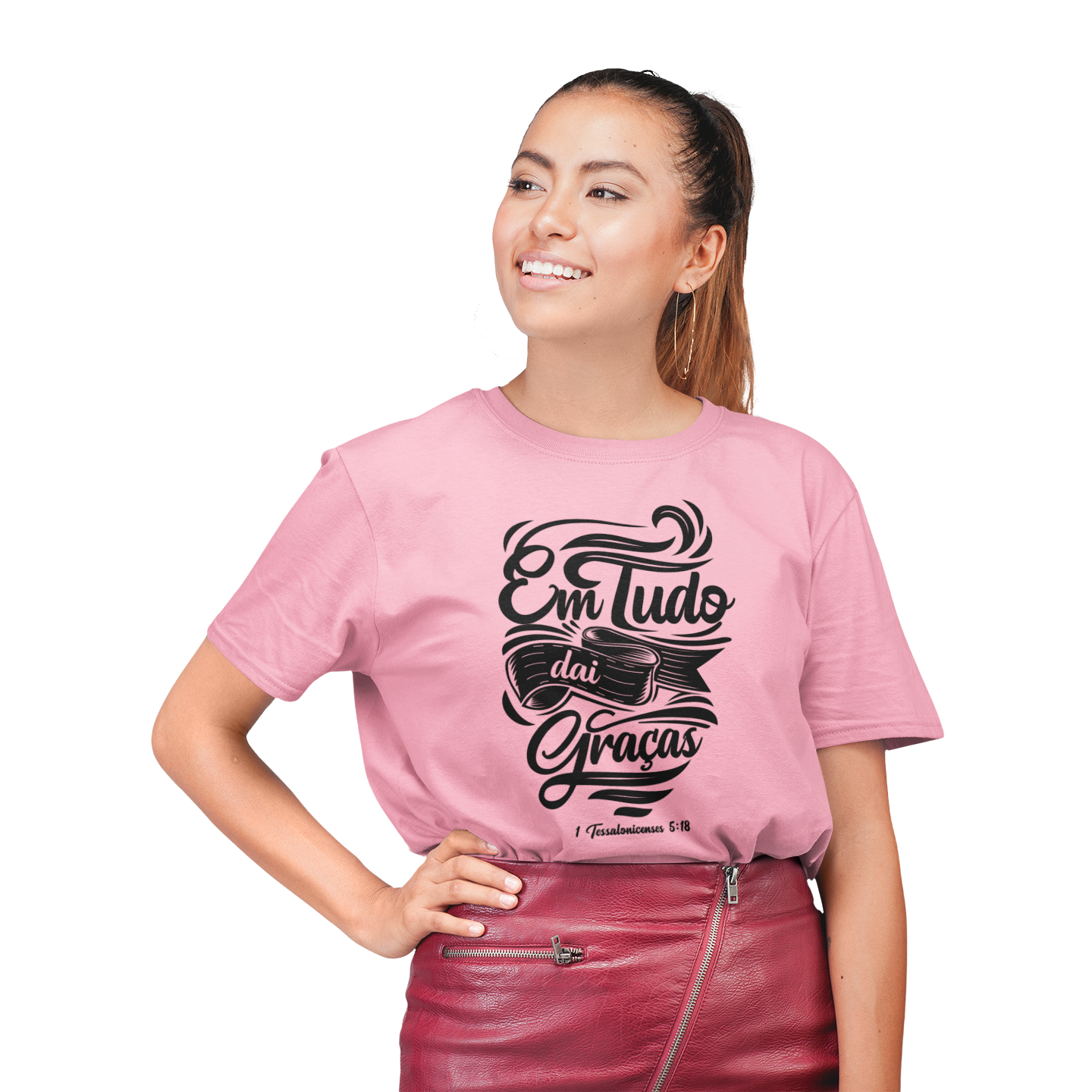 Camiseta Classic - Em tudo daí graça