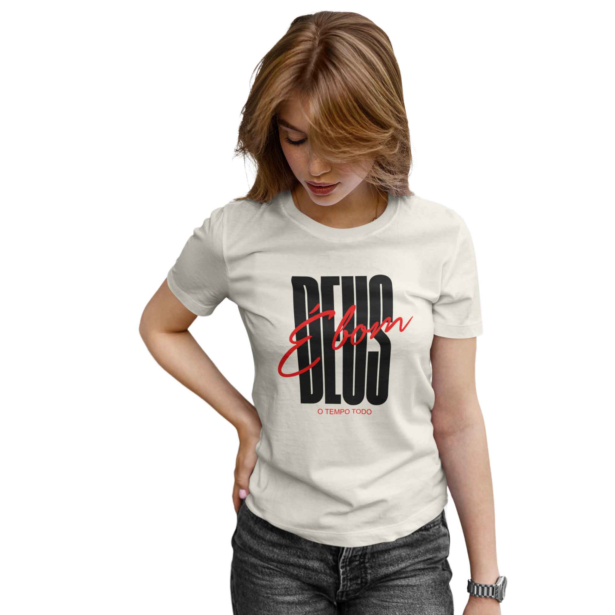 Camiseta Pima - Deus é bom