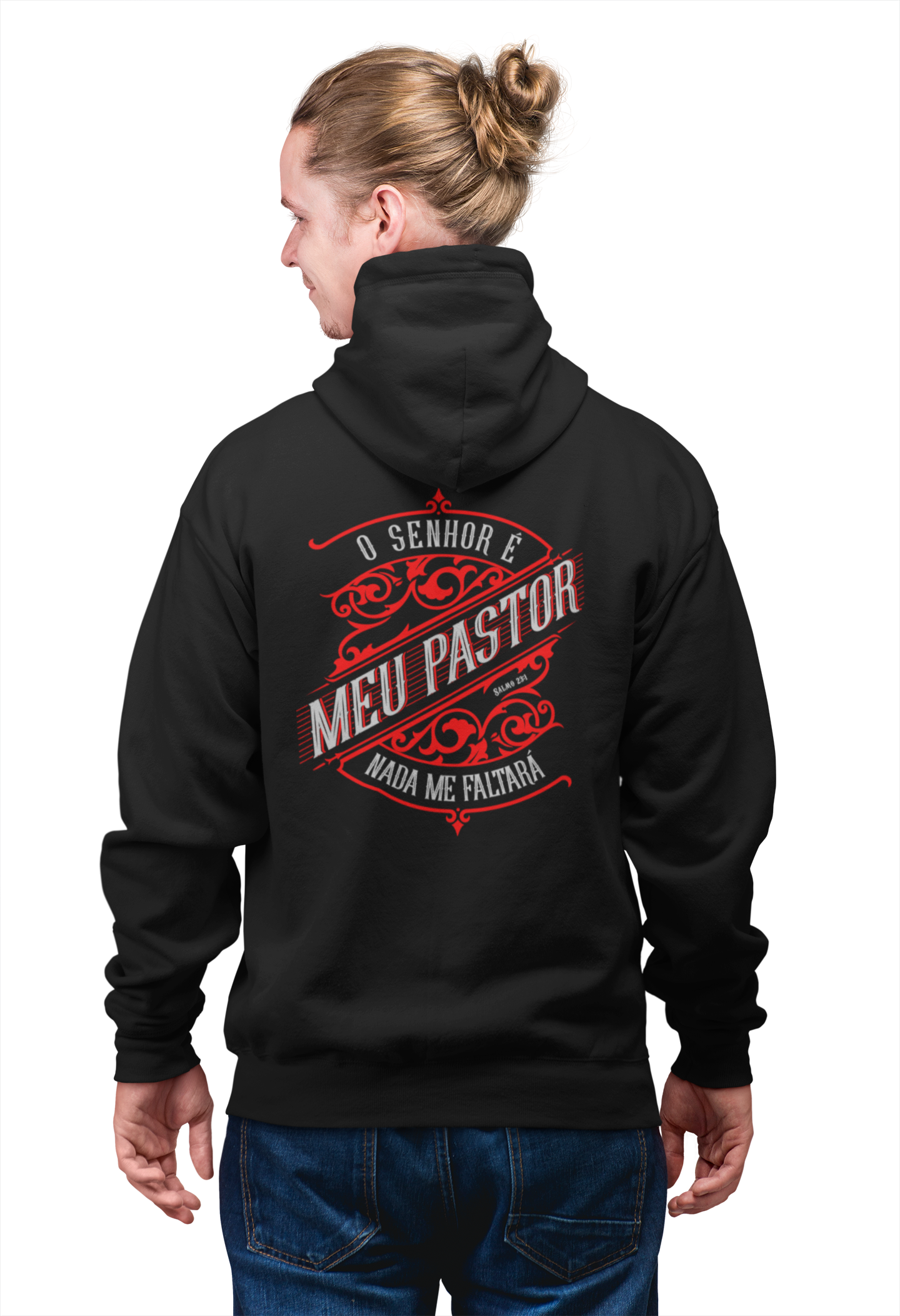 Moletom com ziper - O Senhor é o meu Pastor