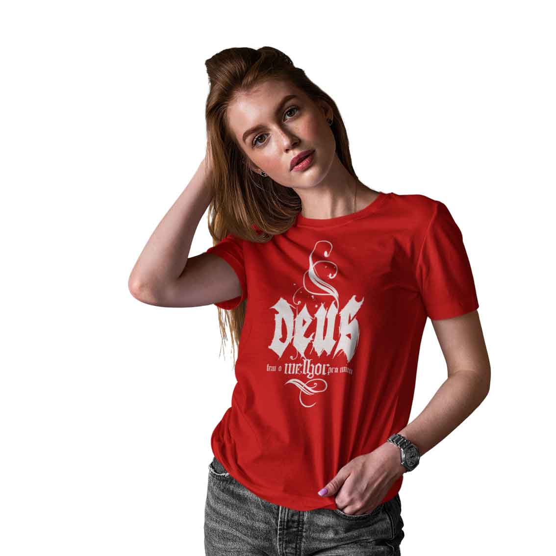 Camiseta Prime - Deus tem o melhor pra mim