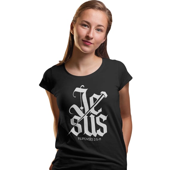 Camiseta Cristã Filipenses 2:5-11 | Baby Long Prime
