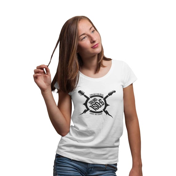 Camiseta Cristã Salmo 150:6 | Baby Long Prime