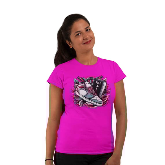 Camiseta Cristã Matthew 28:19-20 | Baby Long Quality