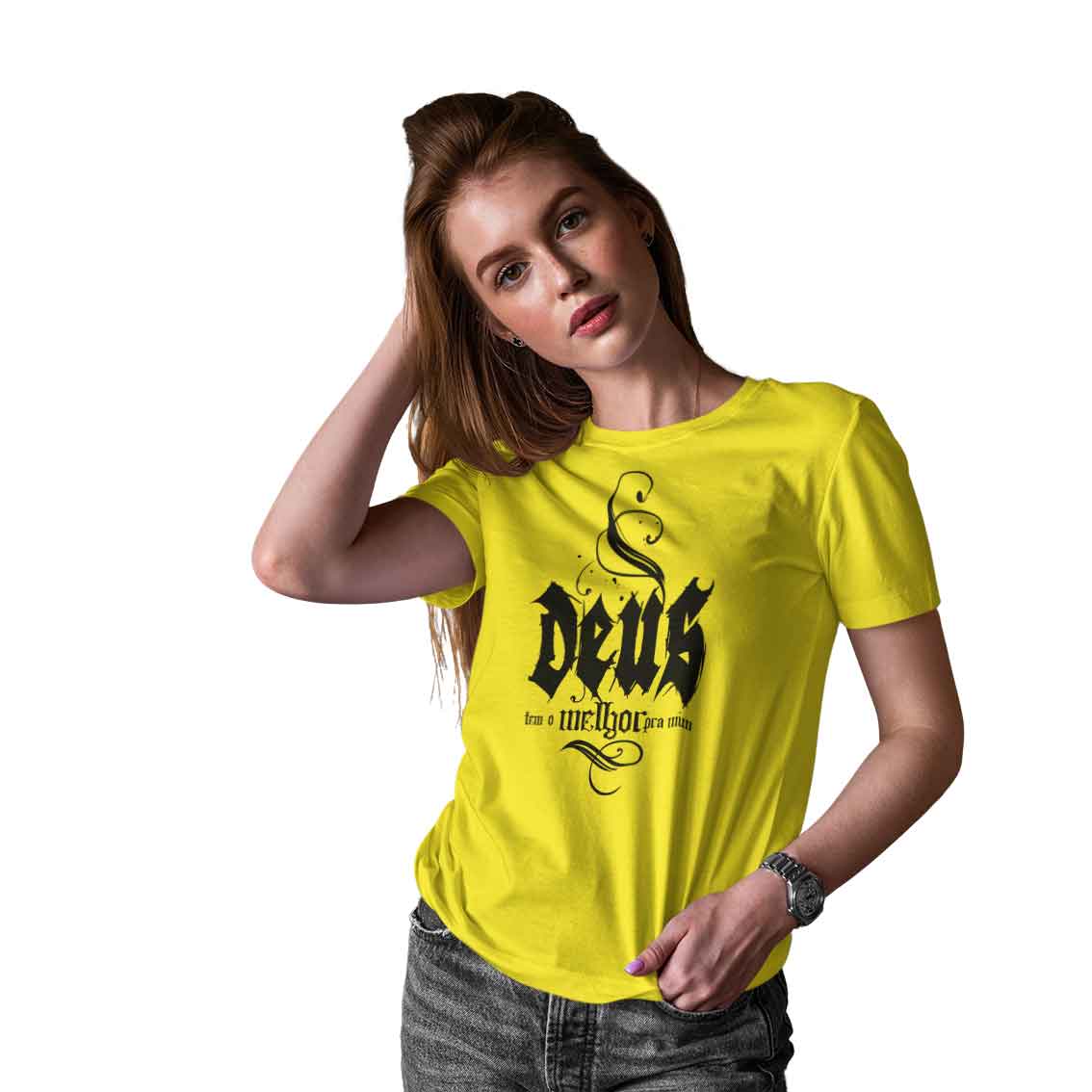 Camiseta Classic - Deus tem o melhor pra mim