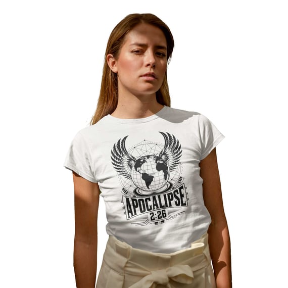 Camiseta Cristã Apocalipse 2:26 | Baby Long Prime
