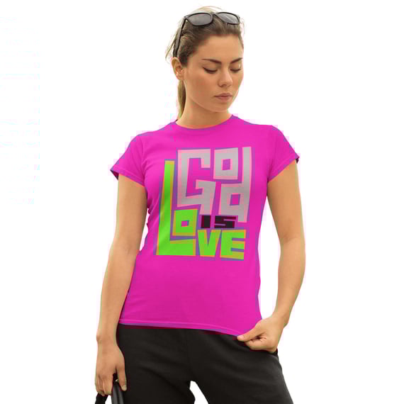 Camiseta Cristã God is Love | Baby Long Quality