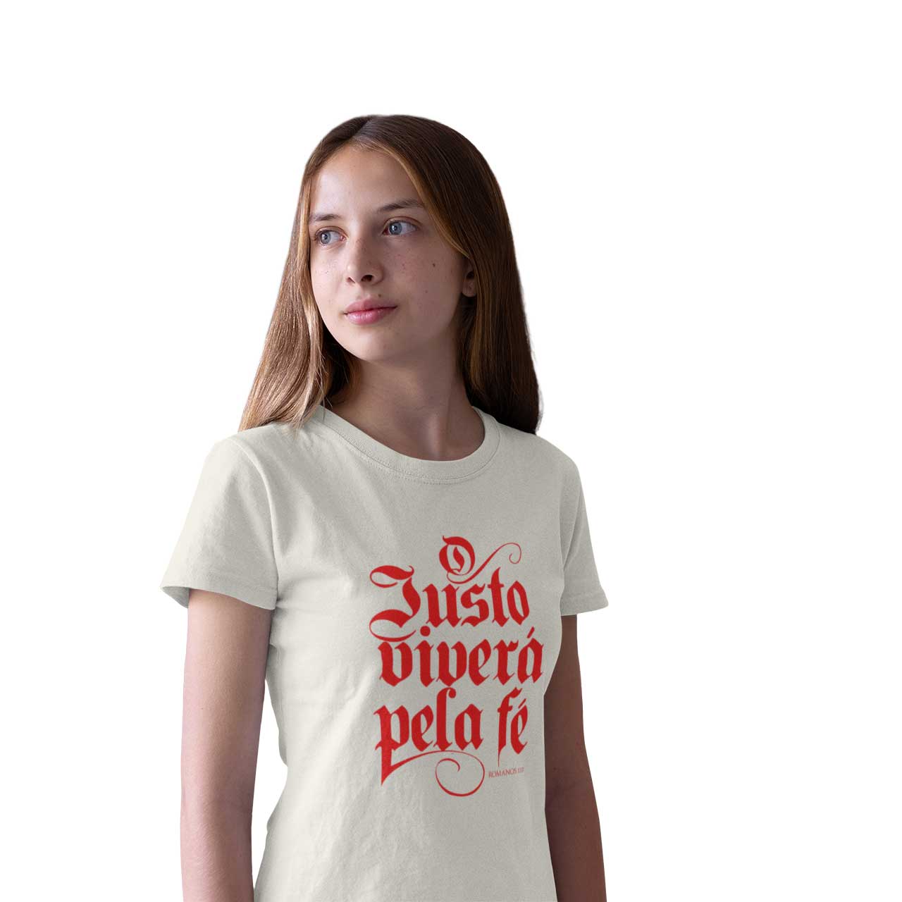 Camiseta Pima - O justo viverá pela fé