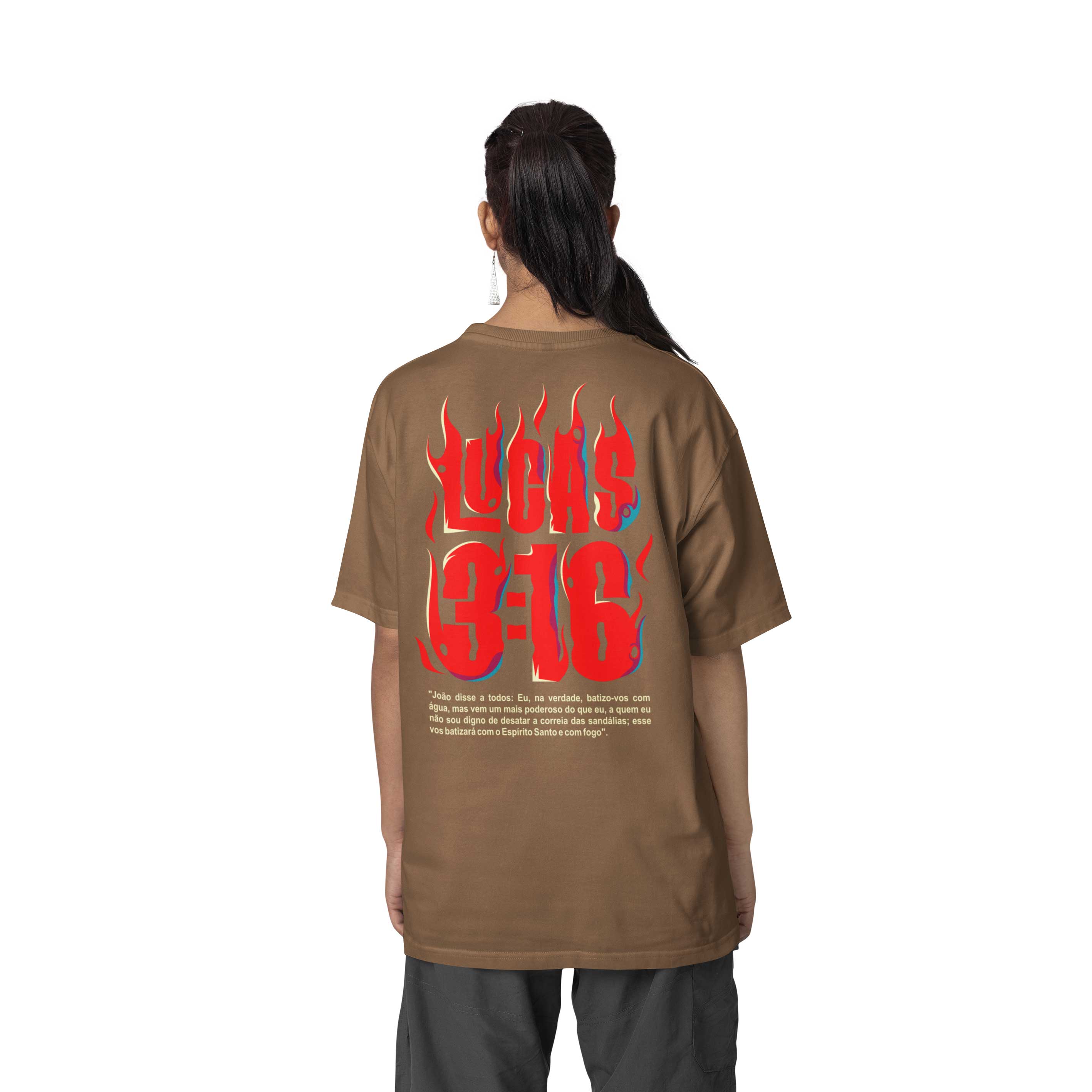 Camisa Oversized - Lucas 3:16