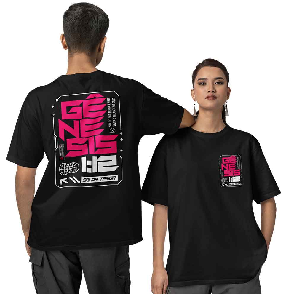 Camiseta Oversized - Gênesis 1:12