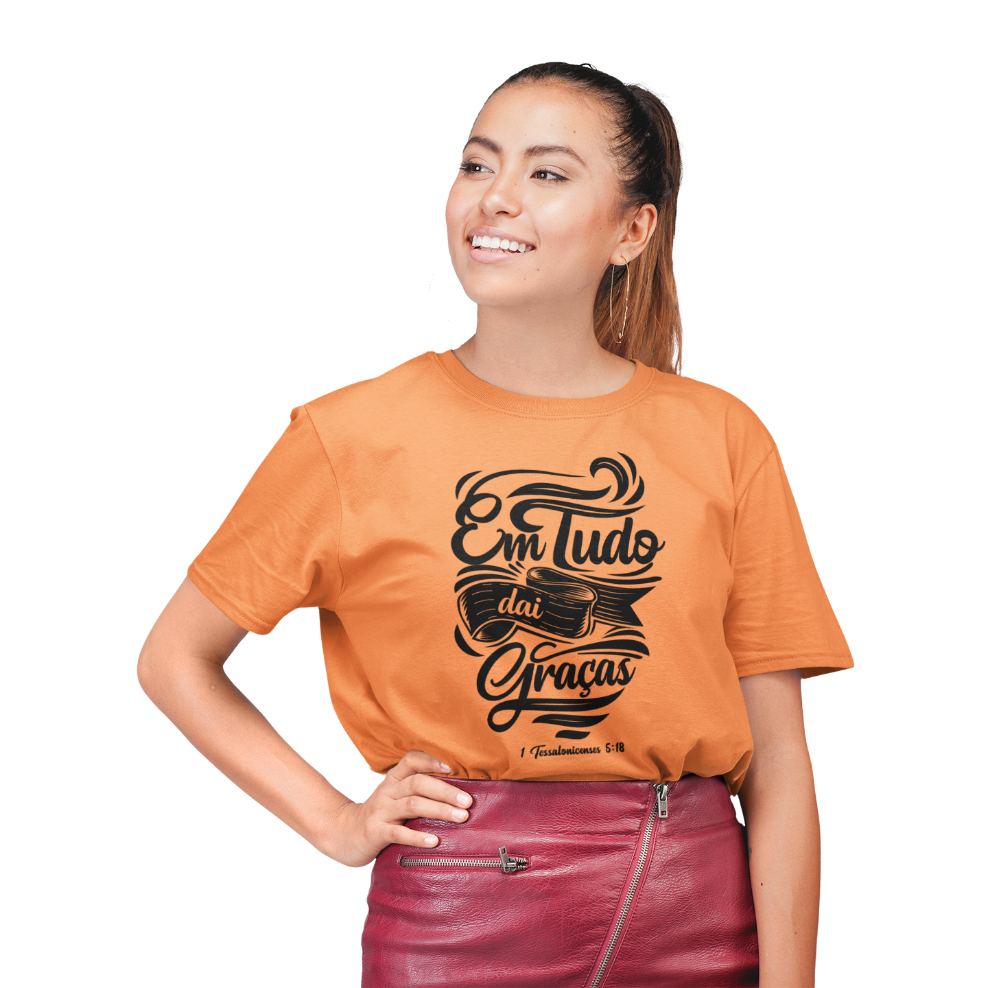 Camiseta Estonada - Em tudo daí graça
