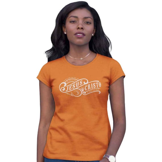 Camiseta Cristã Filipenses 2:9-10 | Baby Long Quality