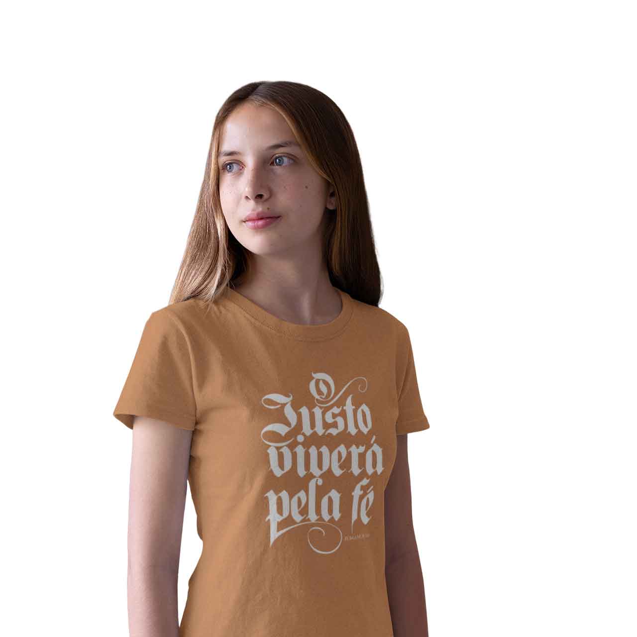 Camiseta Pima - O justo viverá pela fé
