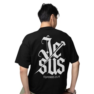 Camiseta Cristã Filipenses 2:5-11 | Oversized