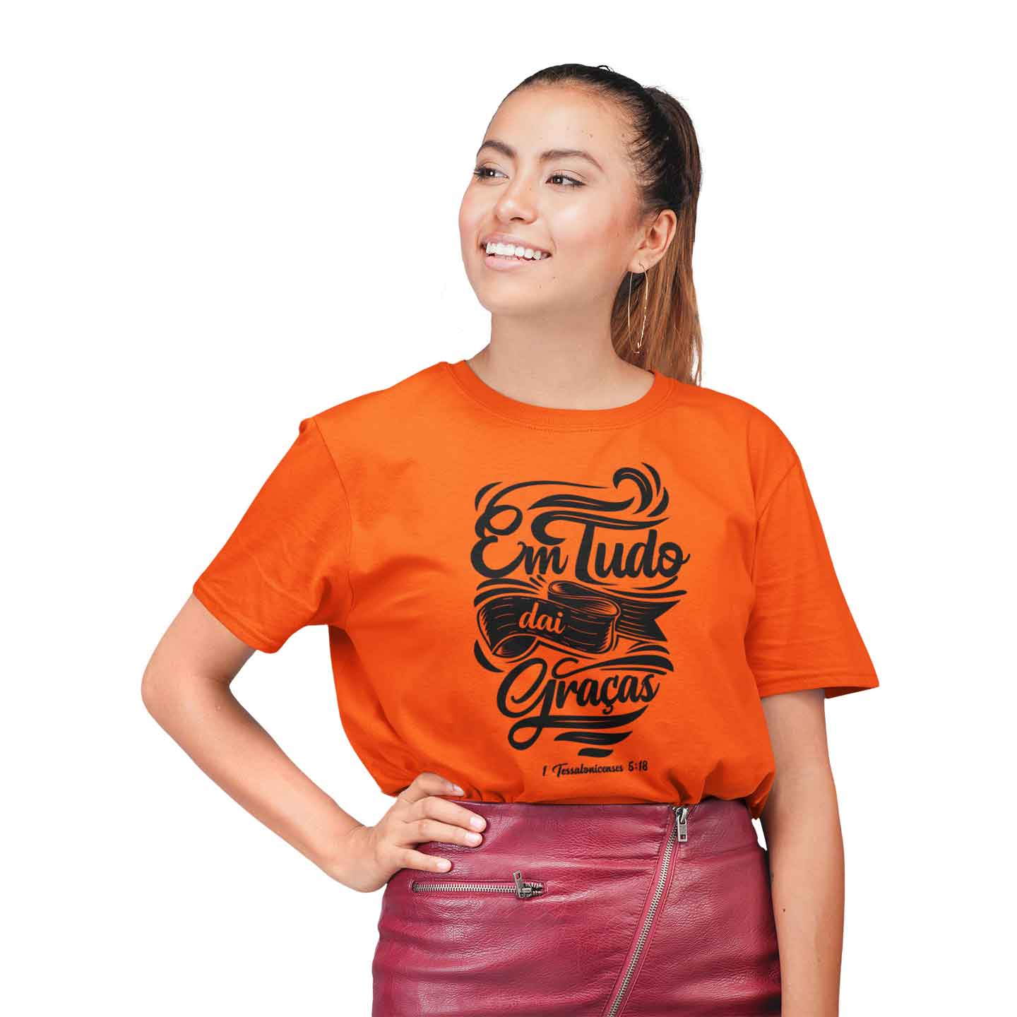 Camiseta Quality - Em tudo daí graça