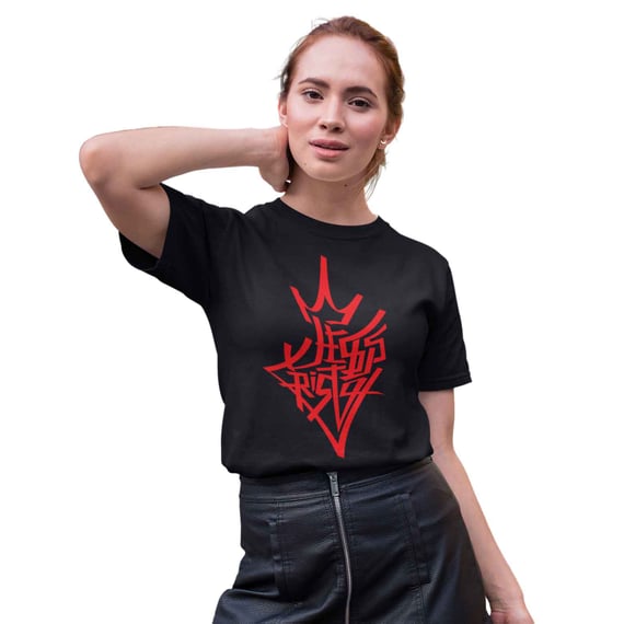 Camiseta Cristã Jesus (Estilo Grafite) | Unissex Prime