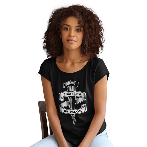 Camiseta Cristã João 3:16 | Baby Long Prime