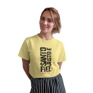 Camiseta Estonada - Santo, Justo e Fiel