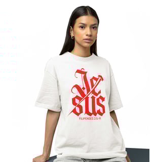Nome do produto Camiseta Cristã Filipenses 2:5-11 | Oversized