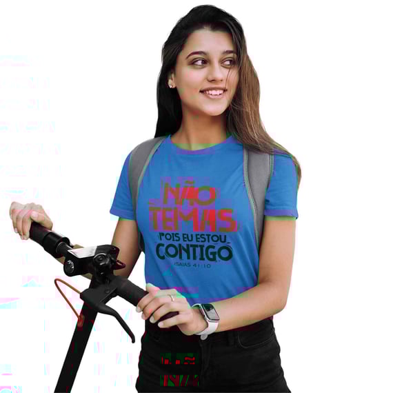 Camiseta Cristã Não Temas | Unissex Prime