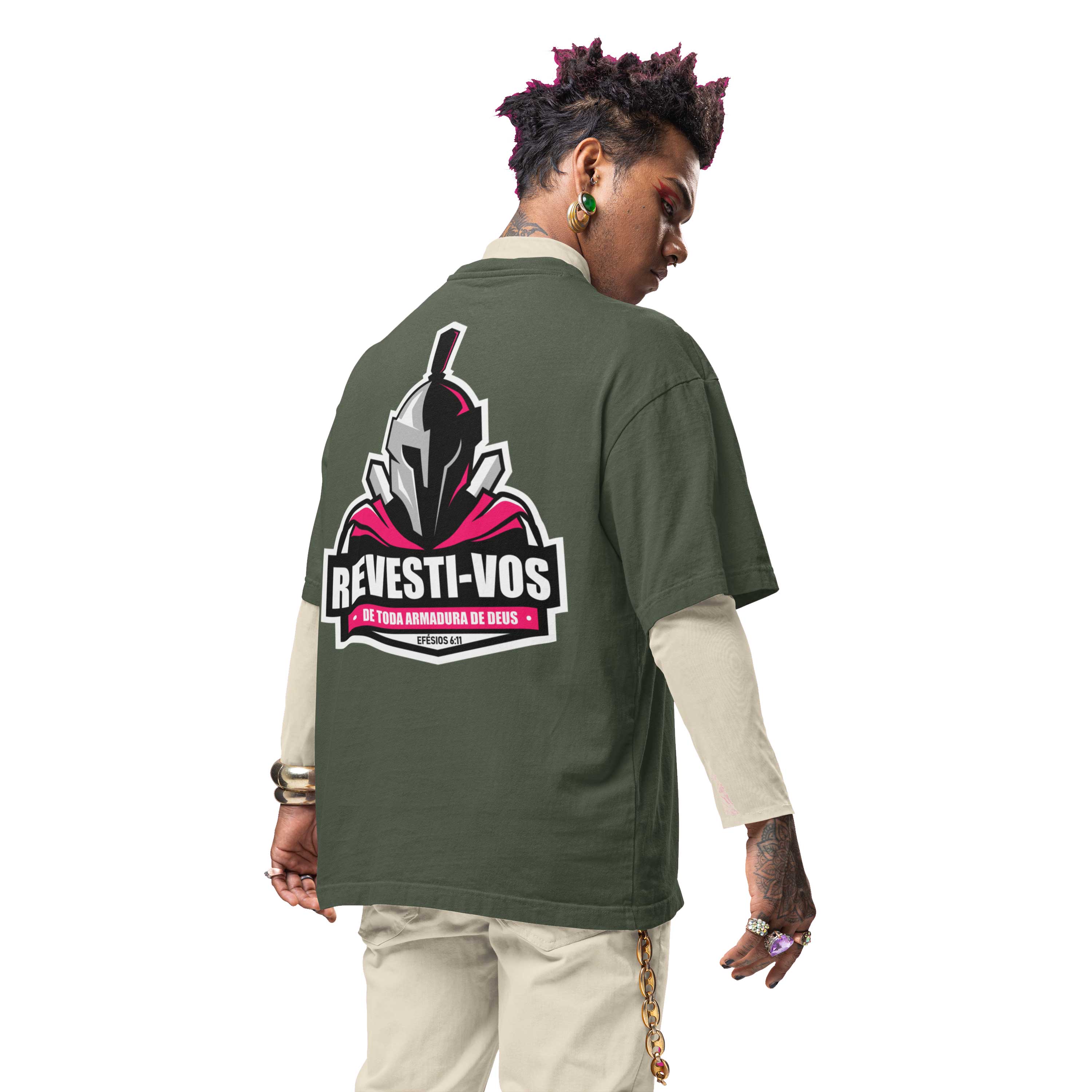 Camisa Oversized - Efésios 6:11