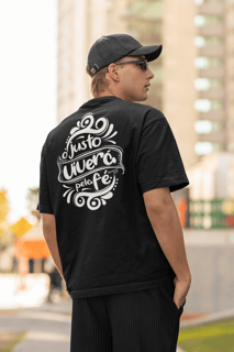 Camiseta Oversized -  O justo viverá pela fé