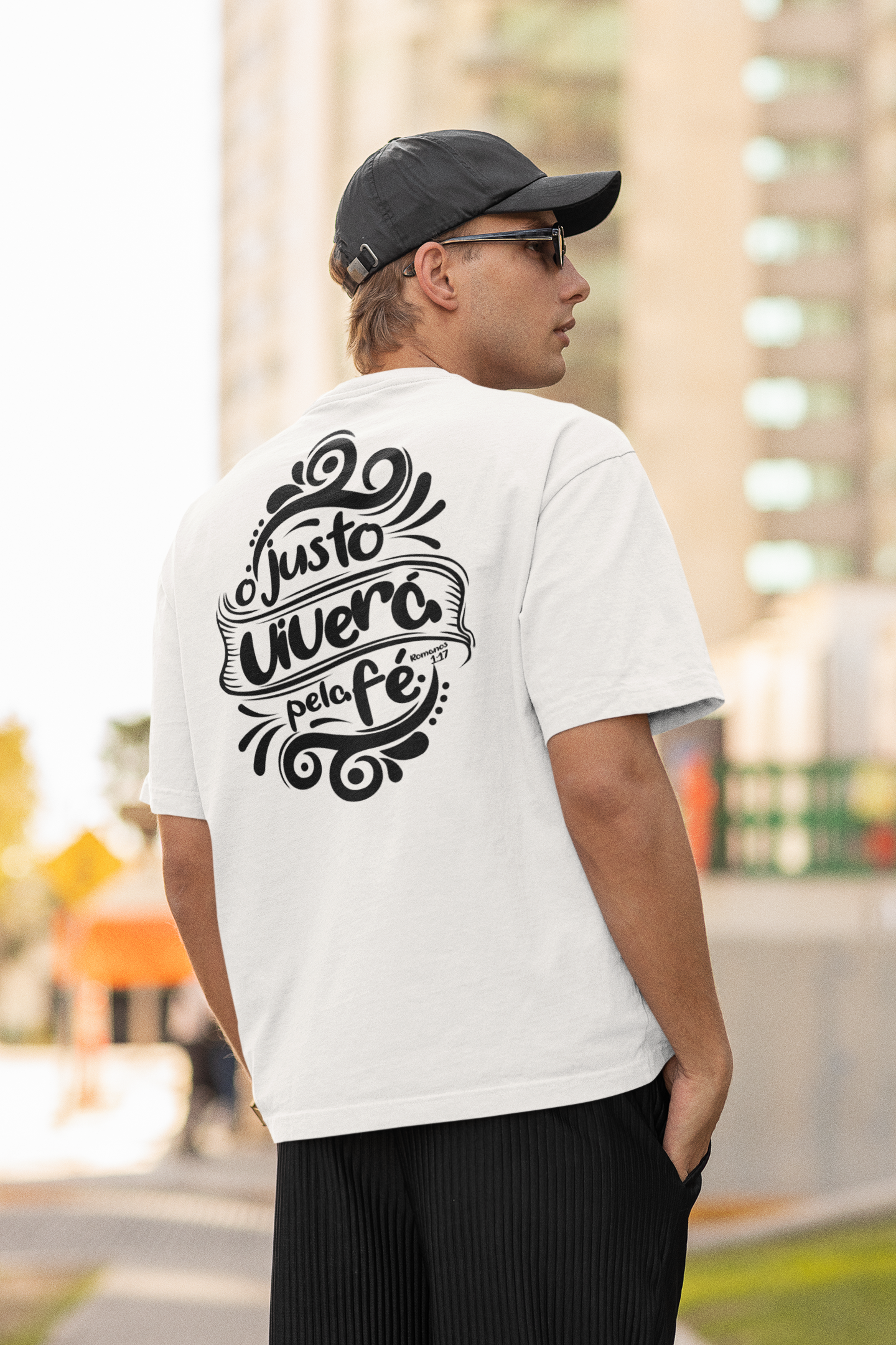 Camisa Oversized - O justo viverá pela fé