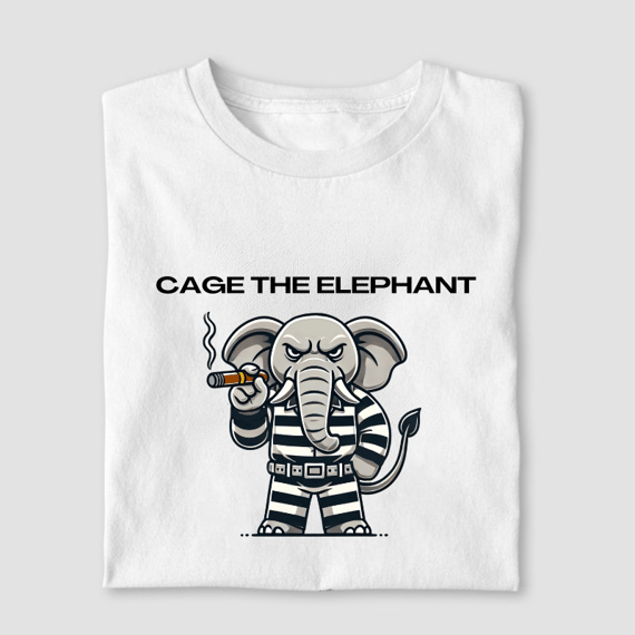 Camiseta Cage The Elephant Branca
