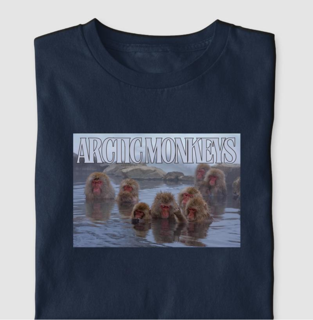 Camiseta Macacos Banhando