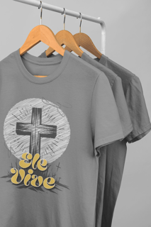 Nome do produto Camiseta - Ele vive