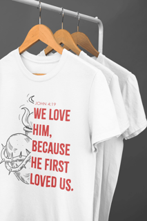Nome do produto Camiseta - John 4:19