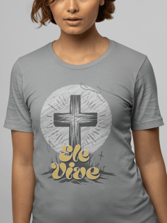 Nome do produto Camiseta - Ele vive