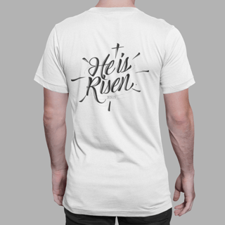 Nome do produto Camiseta - He is Risen